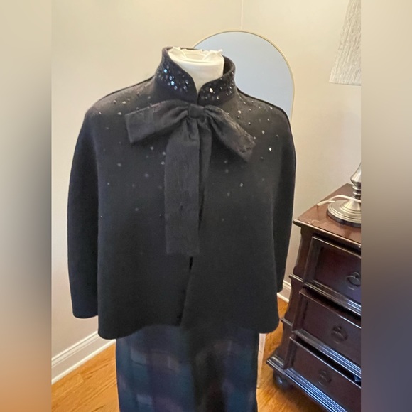 Prabal Gurung , Neieman Marcus and Target collaboration black wool capelet - Picture 1 of 4